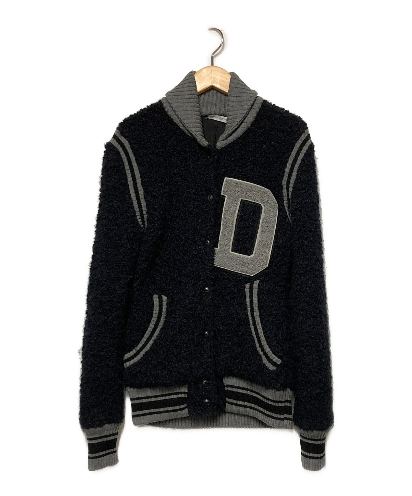[Pre-owned] Hysteric Glamour Alpaca Knit Varsity Jacket