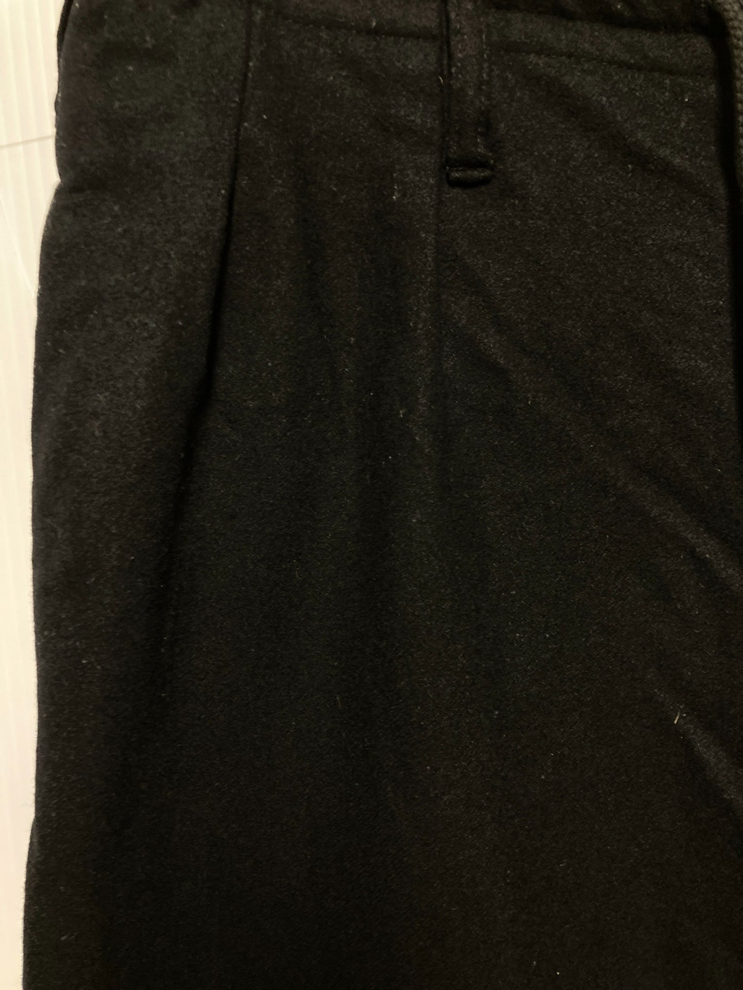 [Pre-owned] Yohji Yamamoto pour homme Wool Flannel Easy Rib Pants HY-P05-103