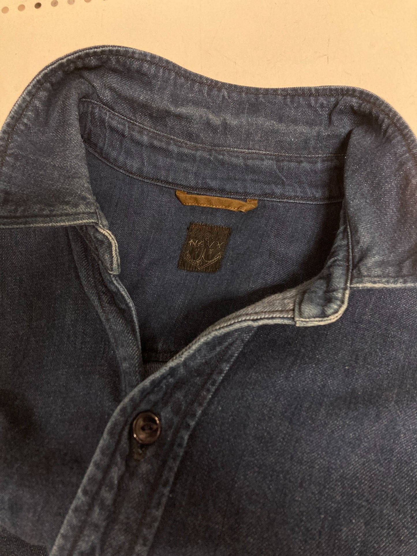 [Pre-owned] KAPITAL 12oz Denim CPO Slappy Shirt K1608LS027