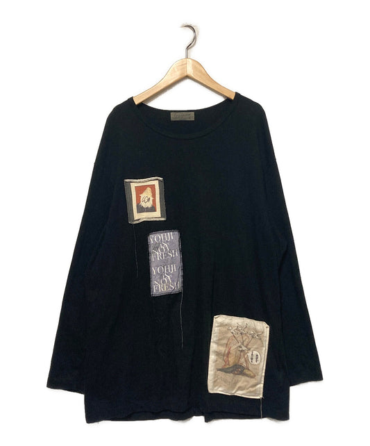 [Pre-owned] Yohji Yamamoto pour homme 19SS Round long B with patch / Long sleeve cut & sewn HH-T90-880