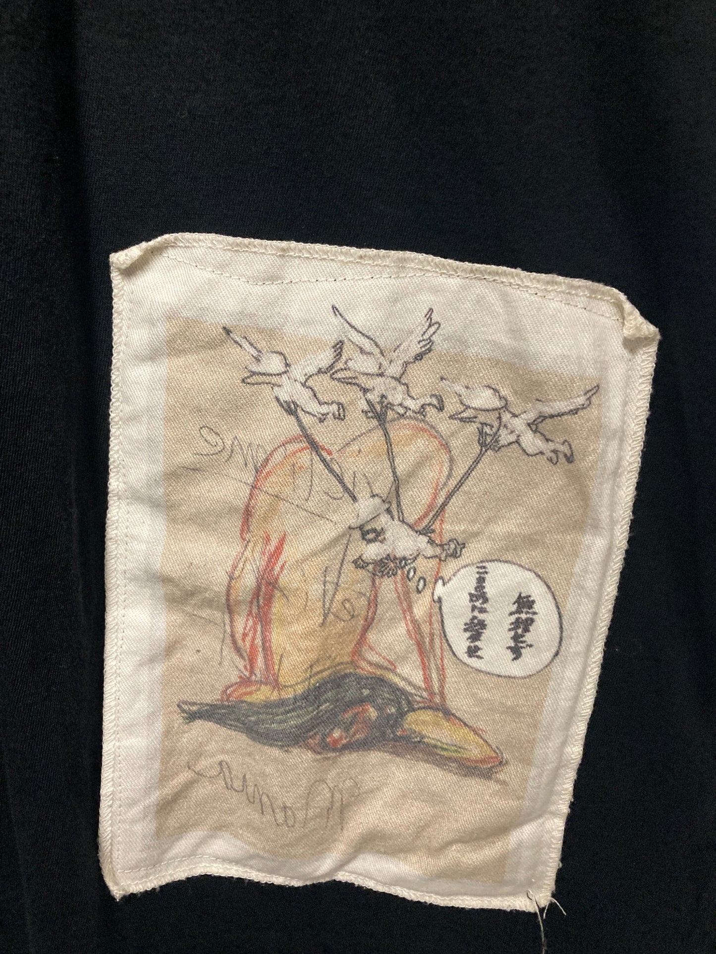 [Pre-owned] Yohji Yamamoto pour homme 19SS Round long B with patch / Long sleeve cut & sewn HH-T90-880