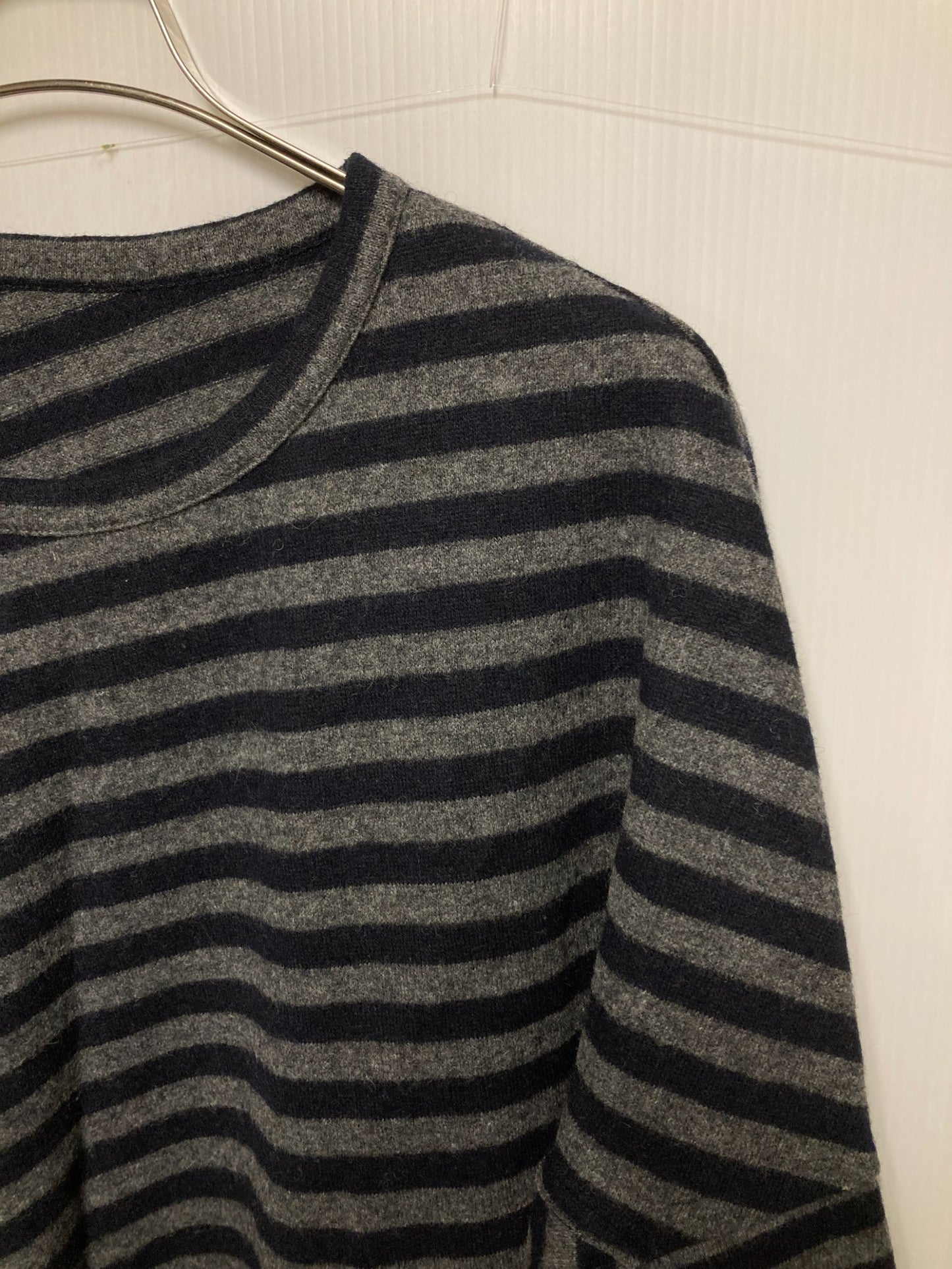 [Pre-owned] GROUND Y 19AW Striped wool long sleeve cut and sewn GC-T07-104