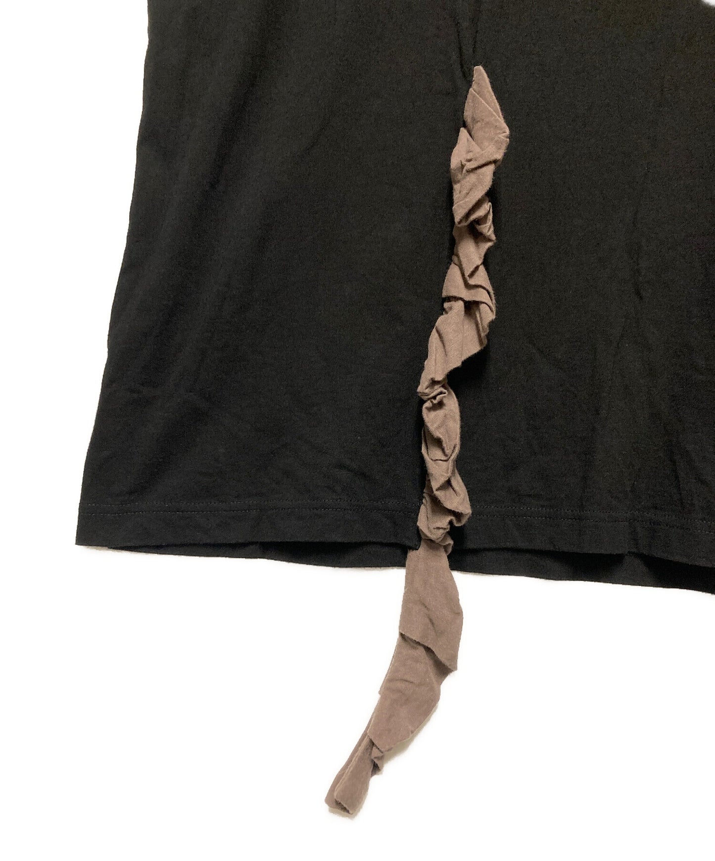 [Pre-owned] Yohji Yamamoto pour homme 24SS combed jersey ruffle T-shirt HS-T59-271