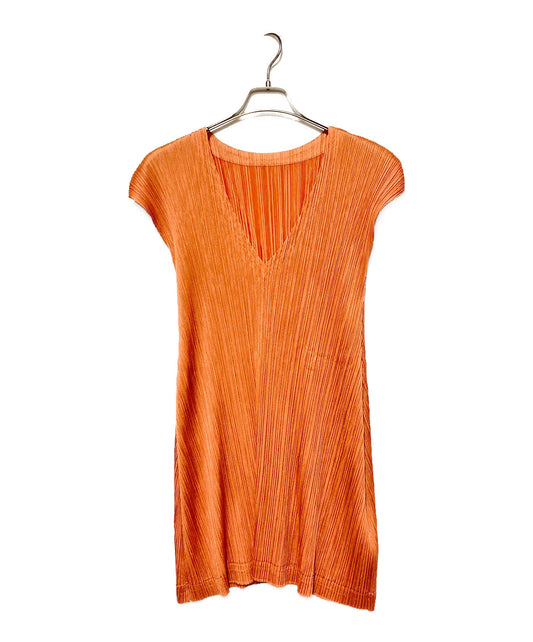 [Pre-owned] PLEATS PLEASE Pleated Sleeveless Dress PP43-JT149