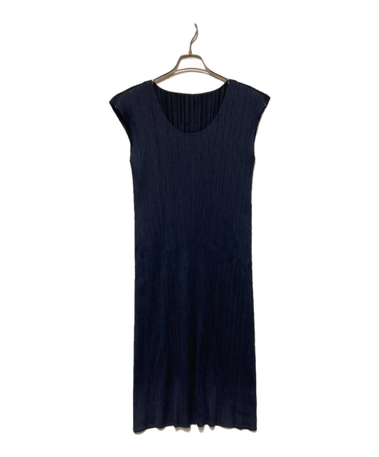 [Pre-owned] PLEATS PLEASE Pleated Sleeveless Dress PP41-JH905
