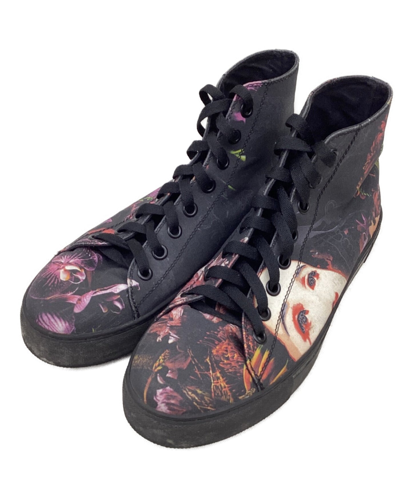 [Pre-owned] YOHJI YAMAMOTO Printed High Ket Sneakers