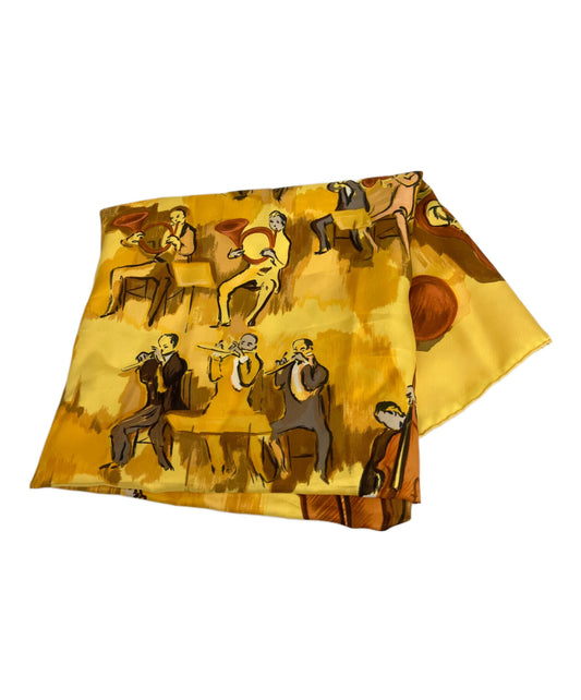 [Pre-owned] HERMES Silk scarf CONCERTO Carre 90
