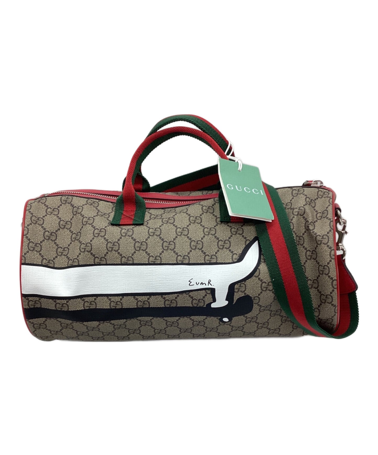 [Pre-owned] GUCCI Printed GG Top Handle Bag 793849