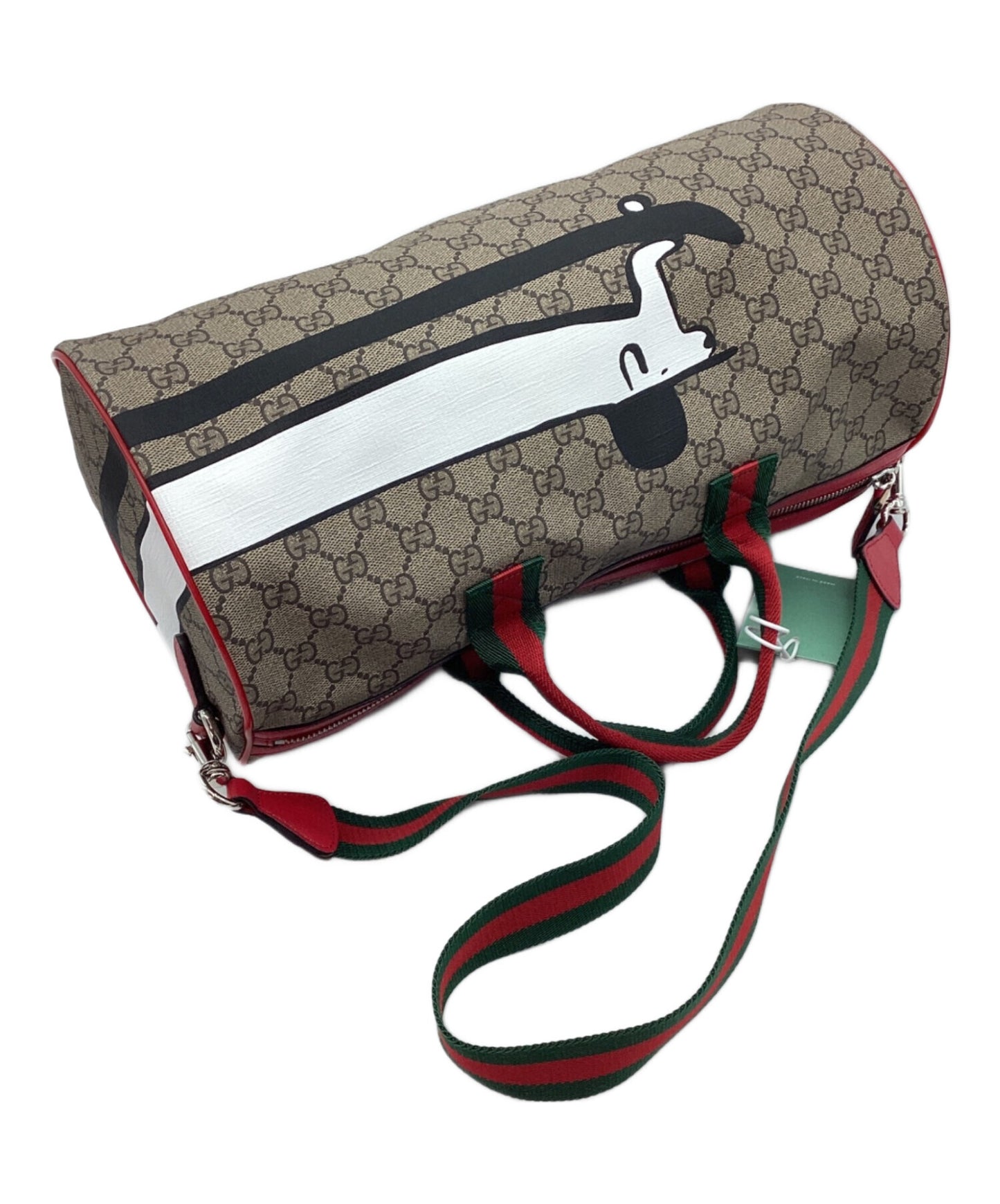 [Pre-owned] GUCCI Printed GG Top Handle Bag 793849