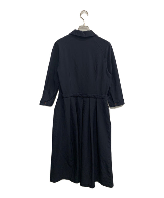 [Pre-owned] COMME des GARCONS Poly Shrink Round Collar Dress RE-O004