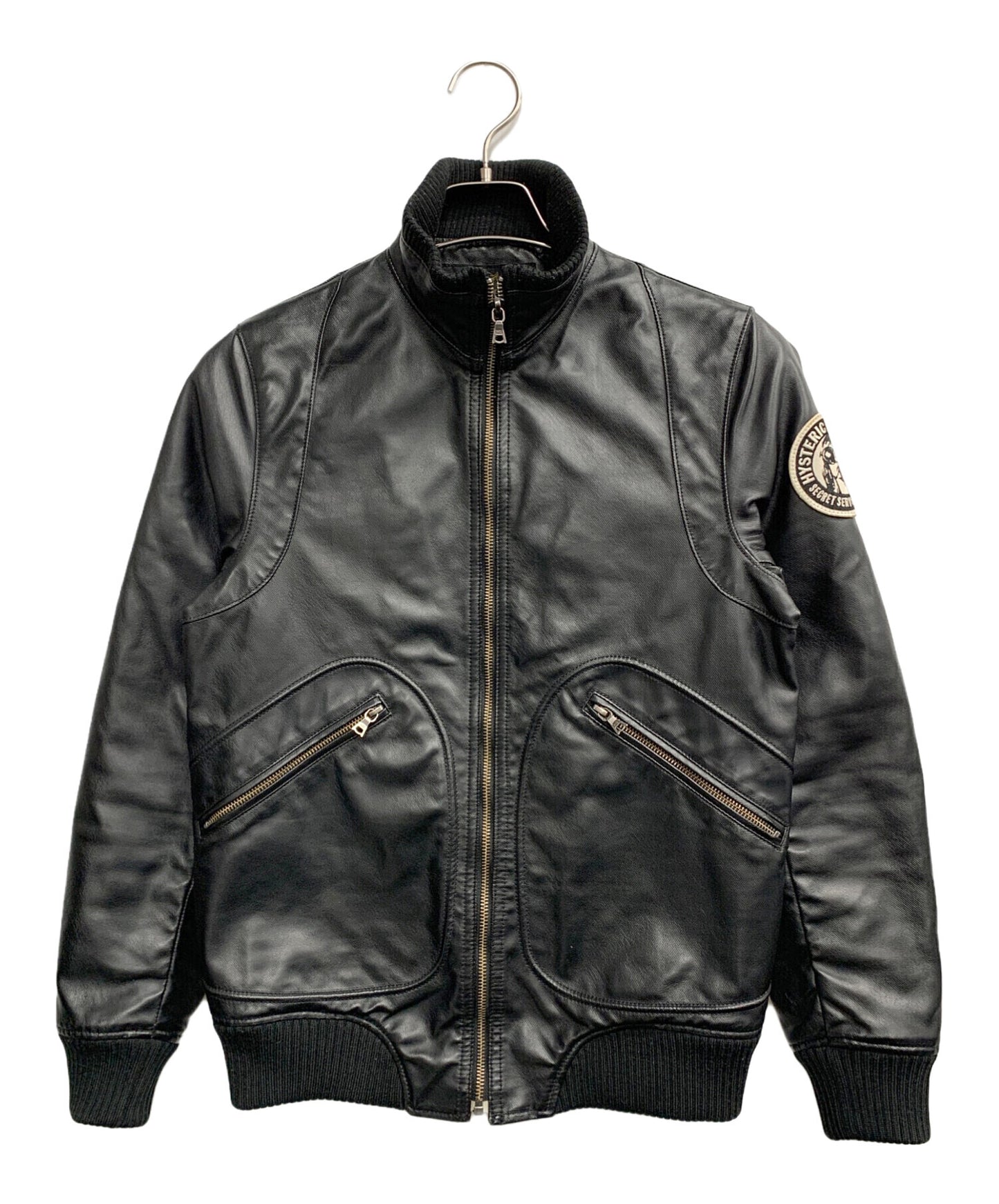 [Pre-owned] Hysteric Glamour PrimaLoft Newly Raised Twill Zip-Up Rib Blouson 0224AB04