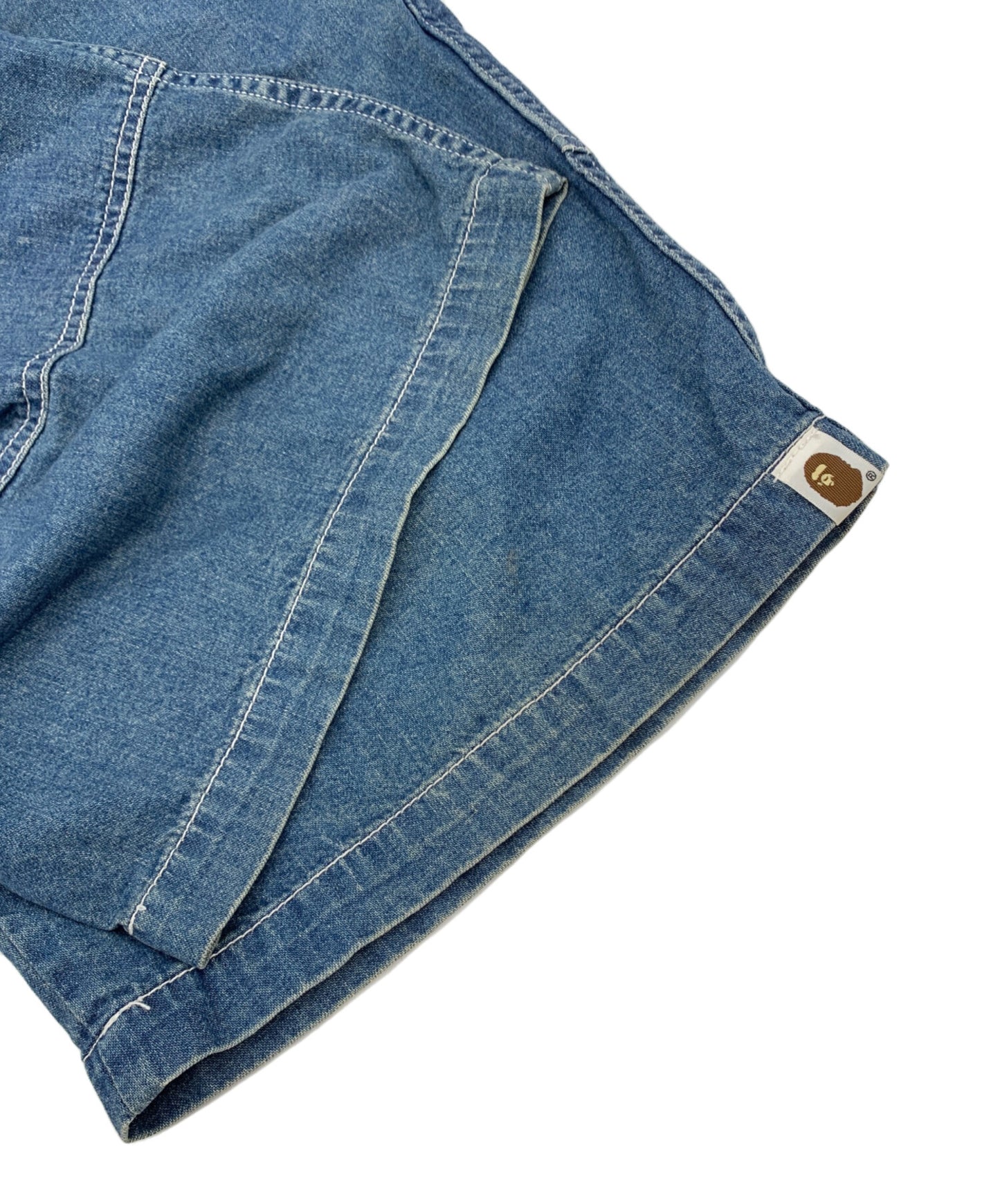 [Pre-owned] A BATHING APE denim shorts