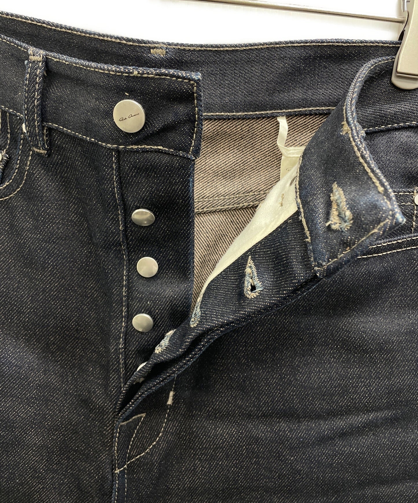 [Pre-owned] RICK OWENS Denim Skirts RR18F1306-HDW