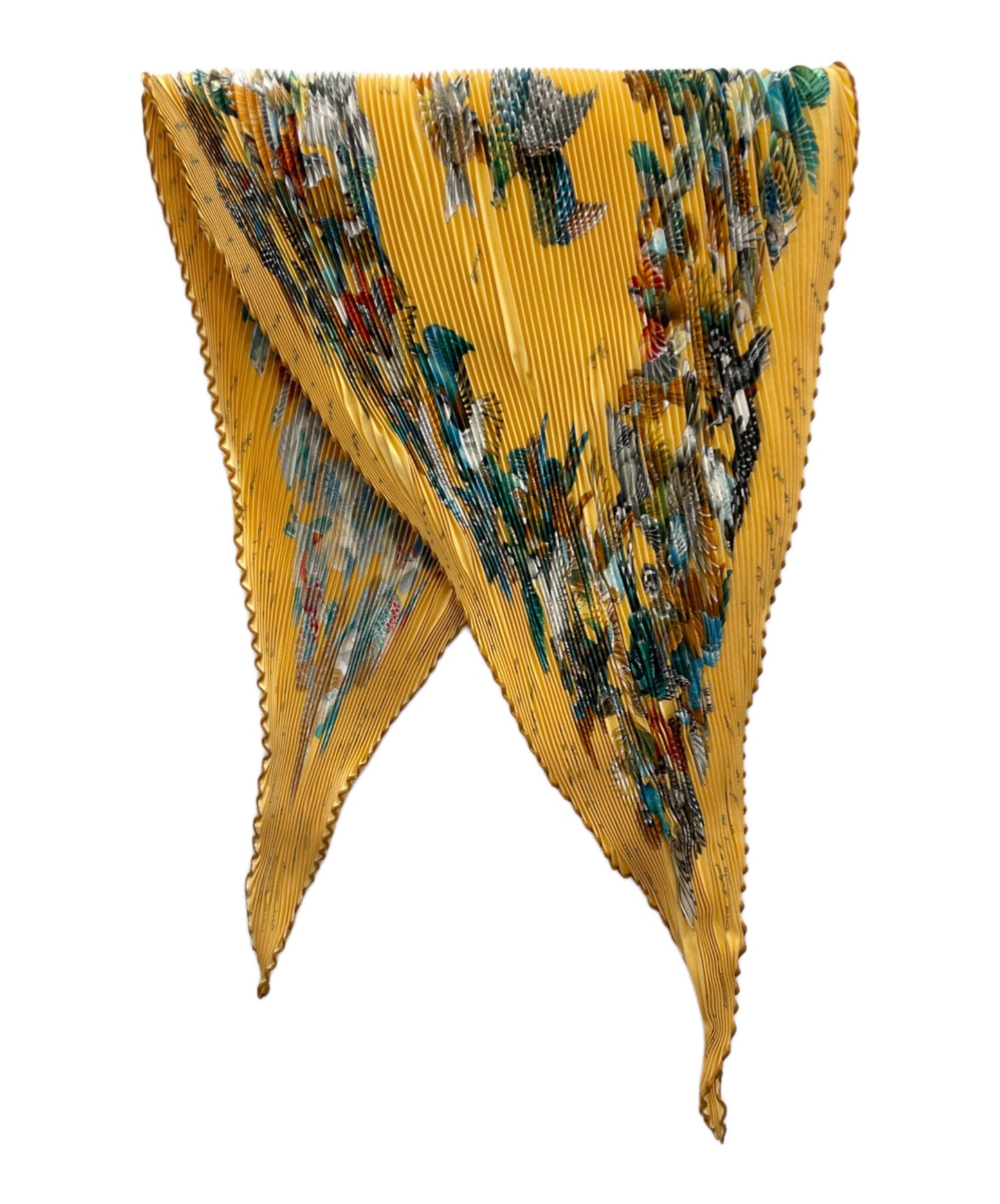 [Pre-owned] HERMES pleated scarf