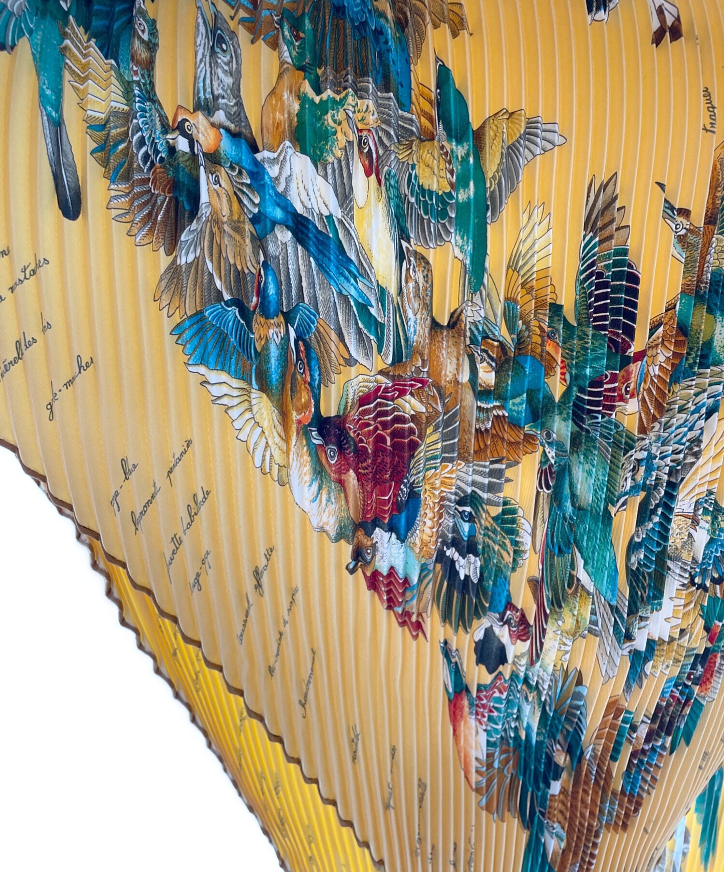 [Pre-owned] HERMES pleated scarf