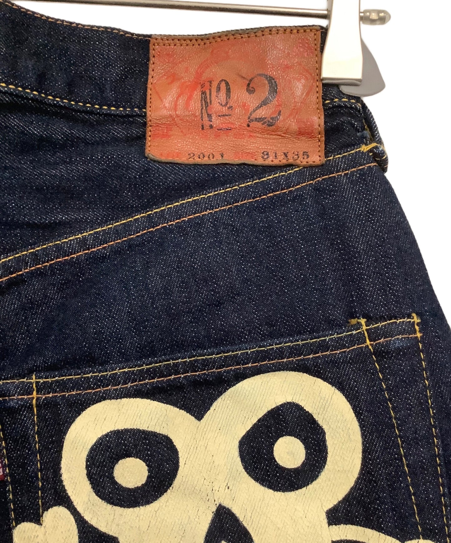 [Pre-owned] EVISU Denim Pants No.2 YAMANE Made in Japan Doctrine Seagull 2001