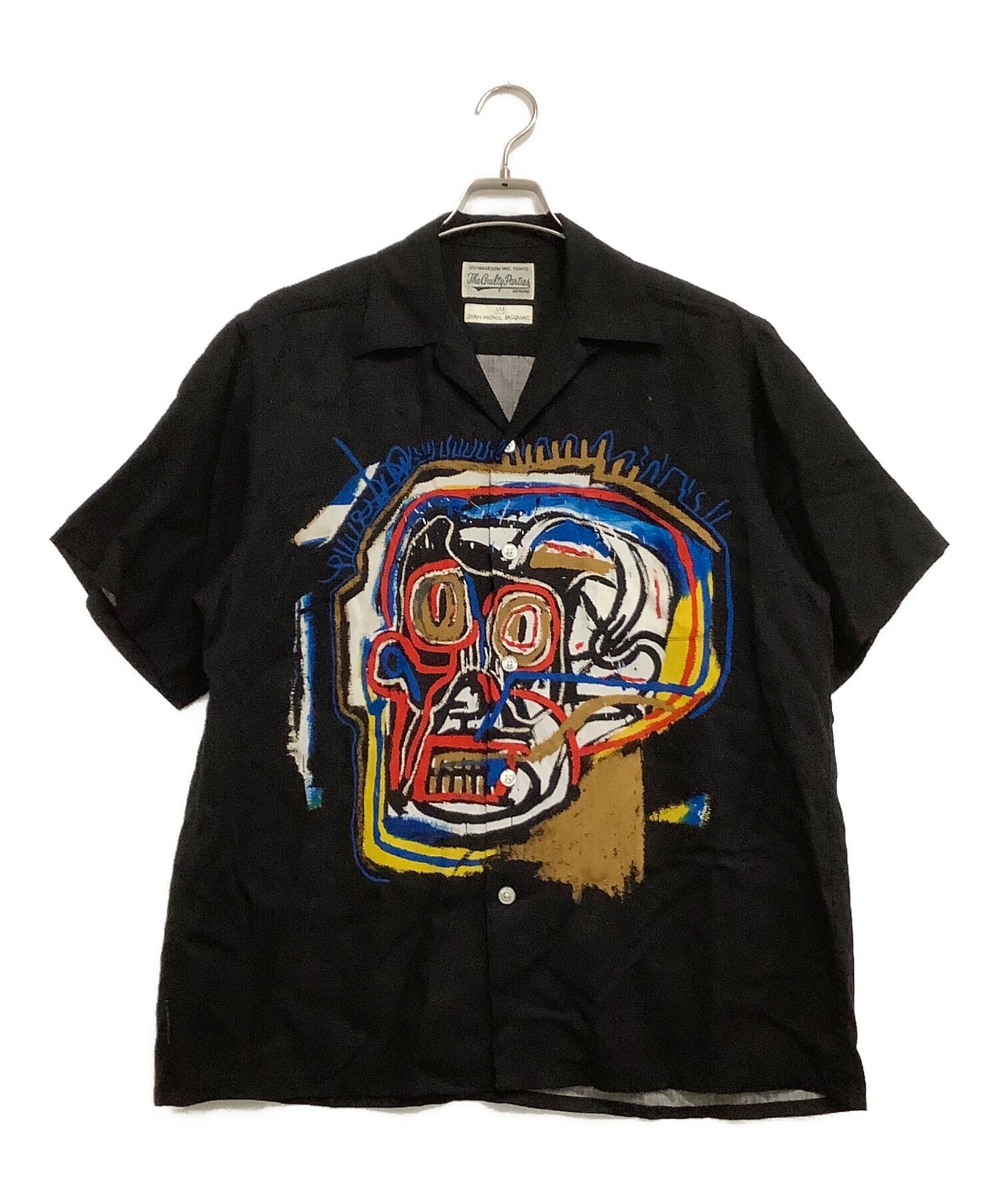[Pre-owned] WACKO MARIA Open collar shirt THE GUILTY PARTIES, JEAN-MICHEL BSQUIAT