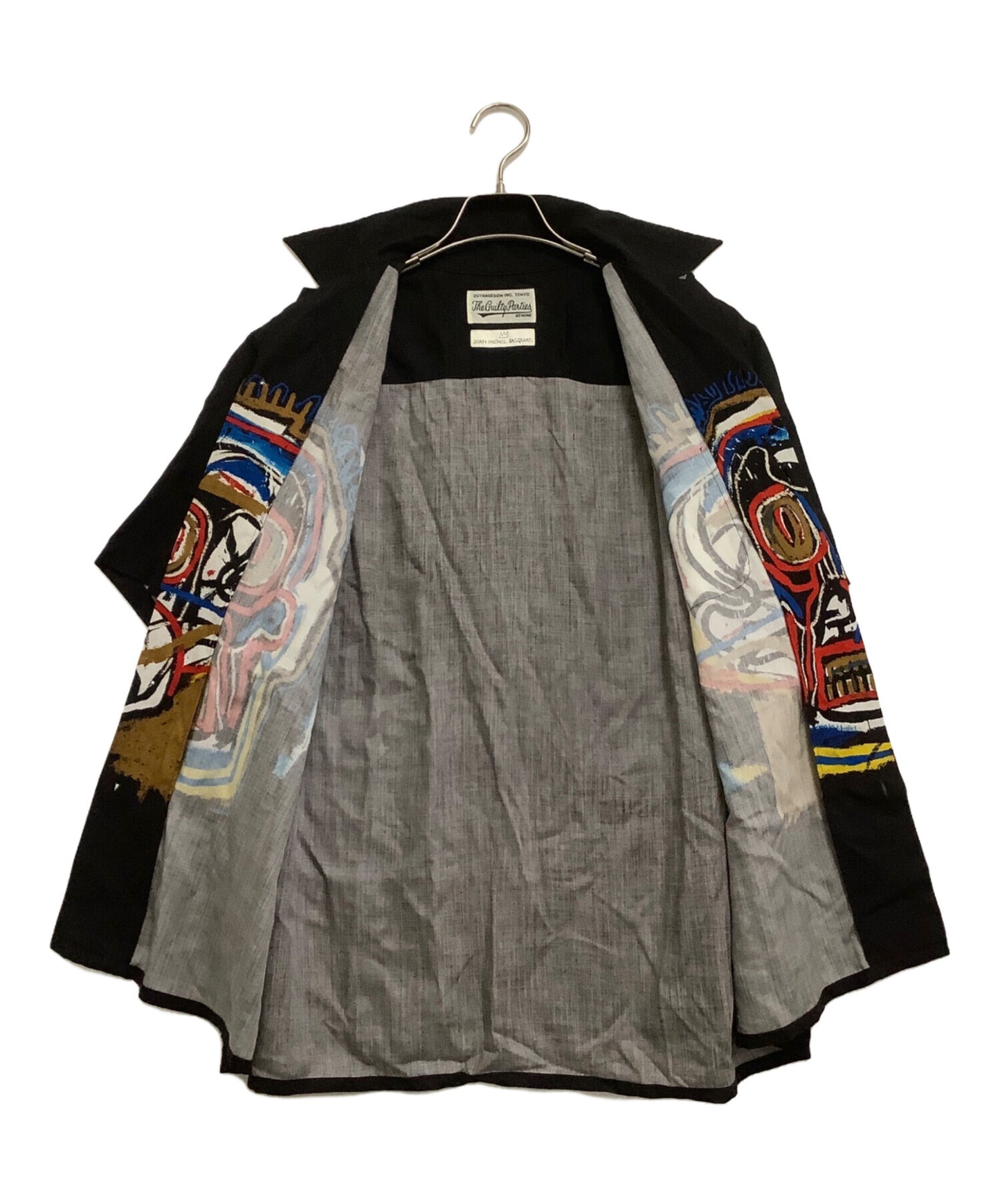 [Pre-owned] WACKO MARIA Open collar shirt THE GUILTY PARTIES, JEAN-MICHEL BSQUIAT