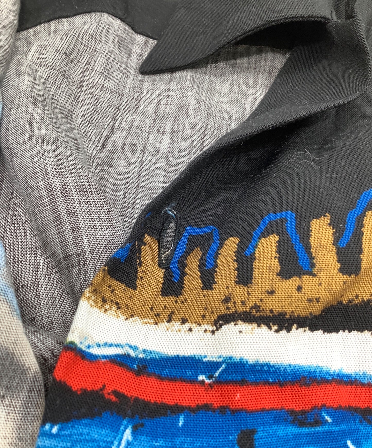 [Pre-owned] WACKO MARIA Open collar shirt THE GUILTY PARTIES, JEAN-MICHEL BSQUIAT