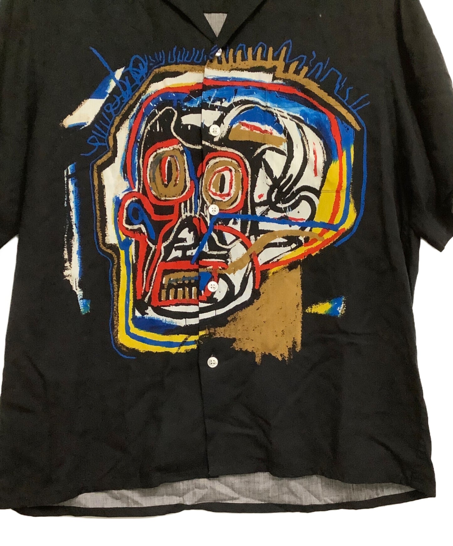[Pre-owned] WACKO MARIA Open collar shirt THE GUILTY PARTIES, JEAN-MICHEL BSQUIAT