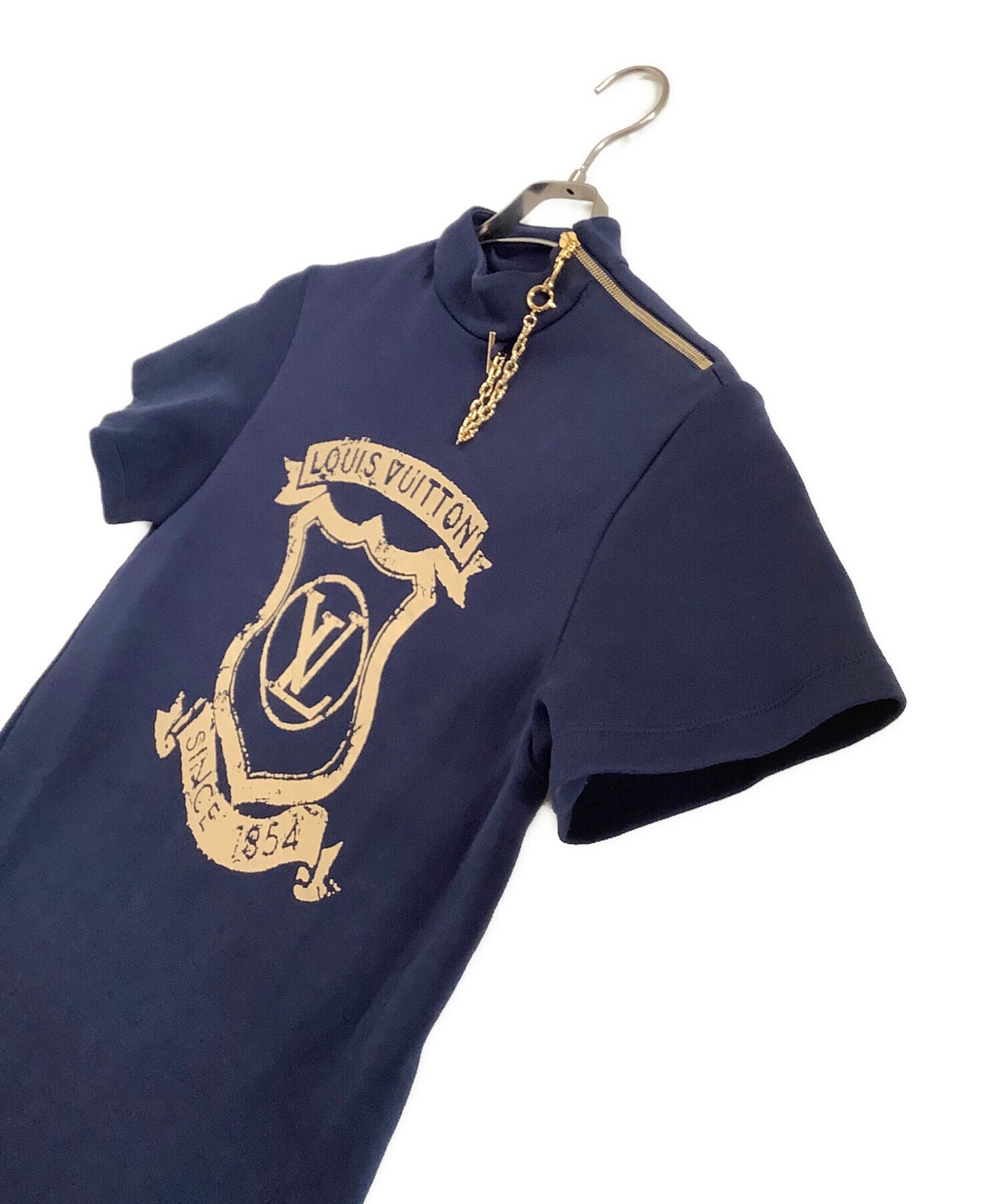 [Pre-owned] LOUIS VUITTON Short Sleeve Zip Sweat Dress