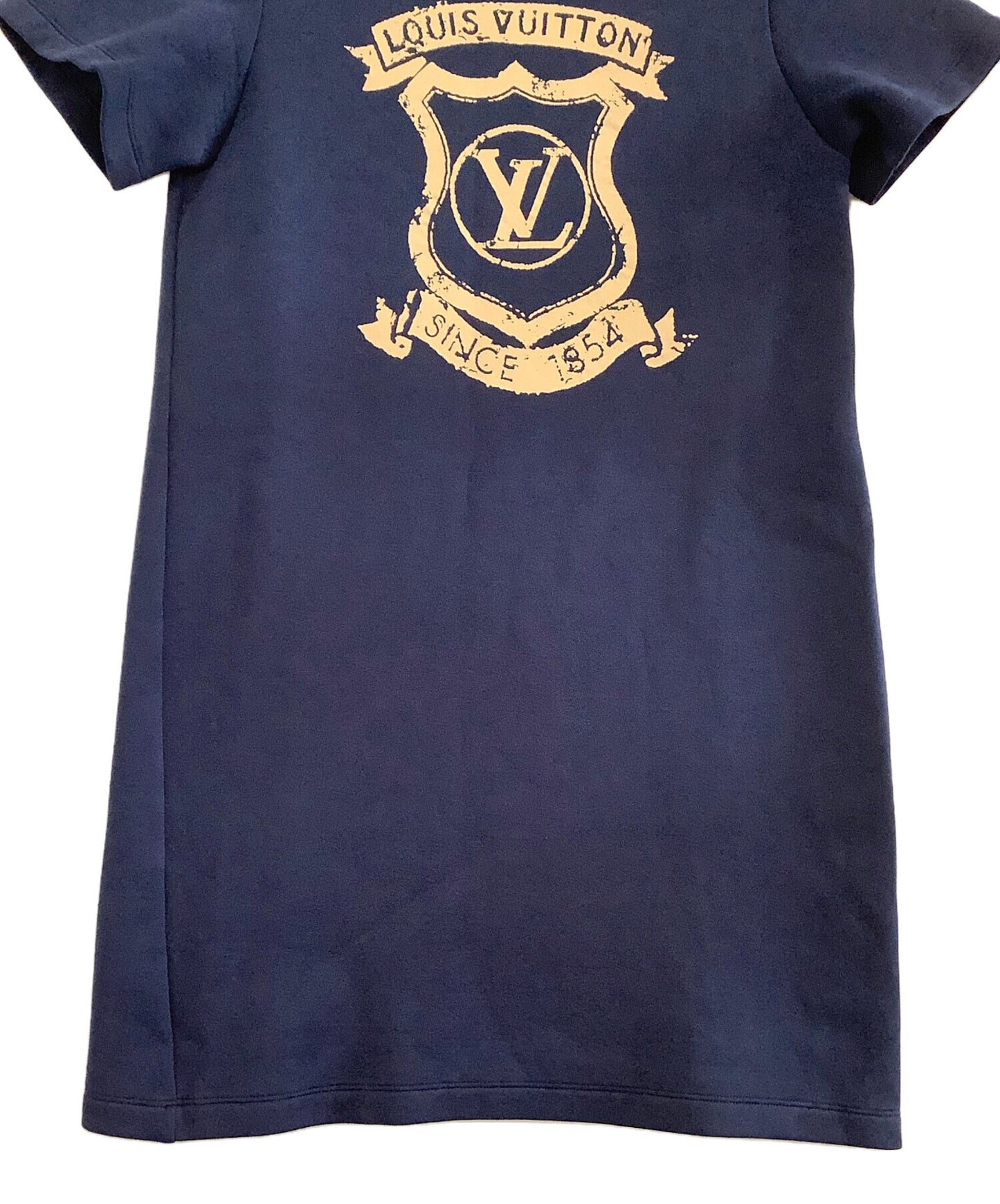 [Pre-owned] LOUIS VUITTON Short Sleeve Zip Sweat Dress