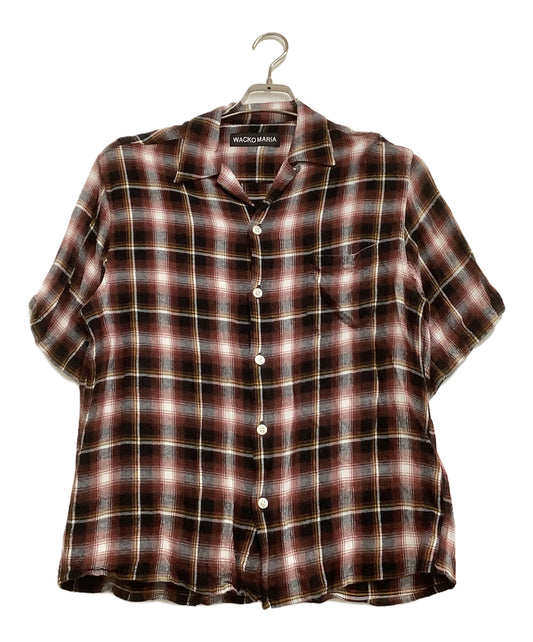 [Pre-owned] WACKO MARIA Short-sleeved shirt with ombre check