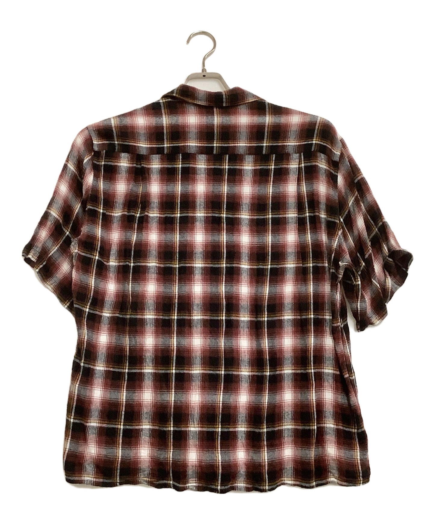 [Pre-owned] WACKO MARIA Short-sleeved shirt with ombre check
