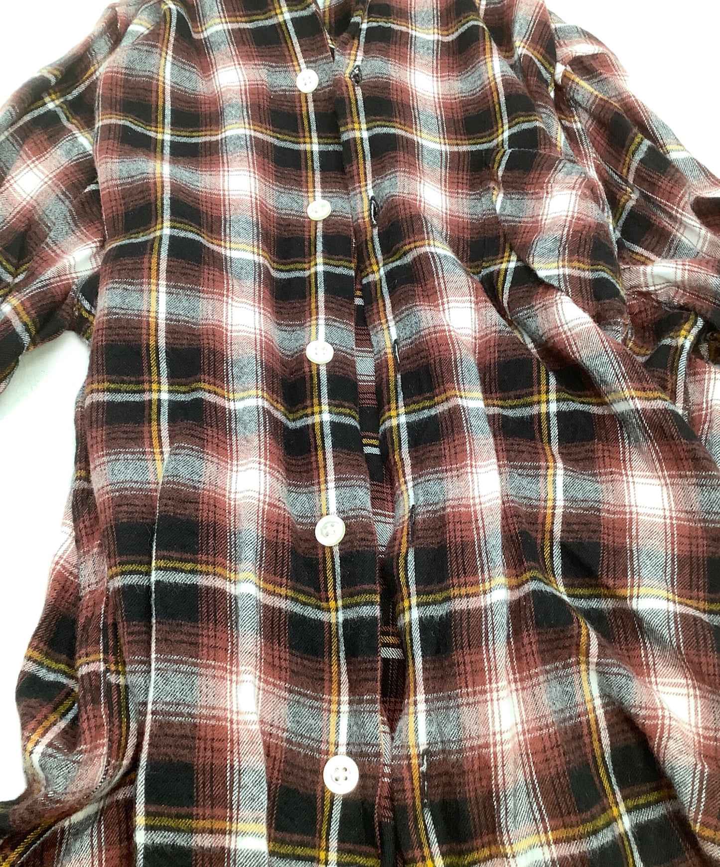 [Pre-owned] WACKO MARIA Short-sleeved shirt with ombre check