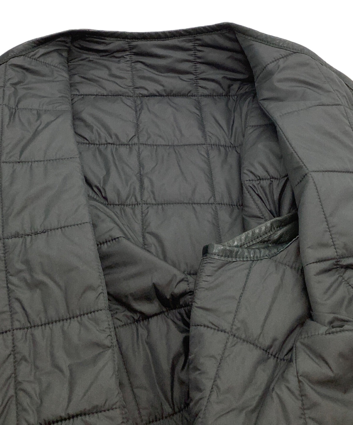 [Pre-owned] YOKE Jacket: REVERSIBLE QUILTED LEATHER LINER BLOUSON YK22AW0402B