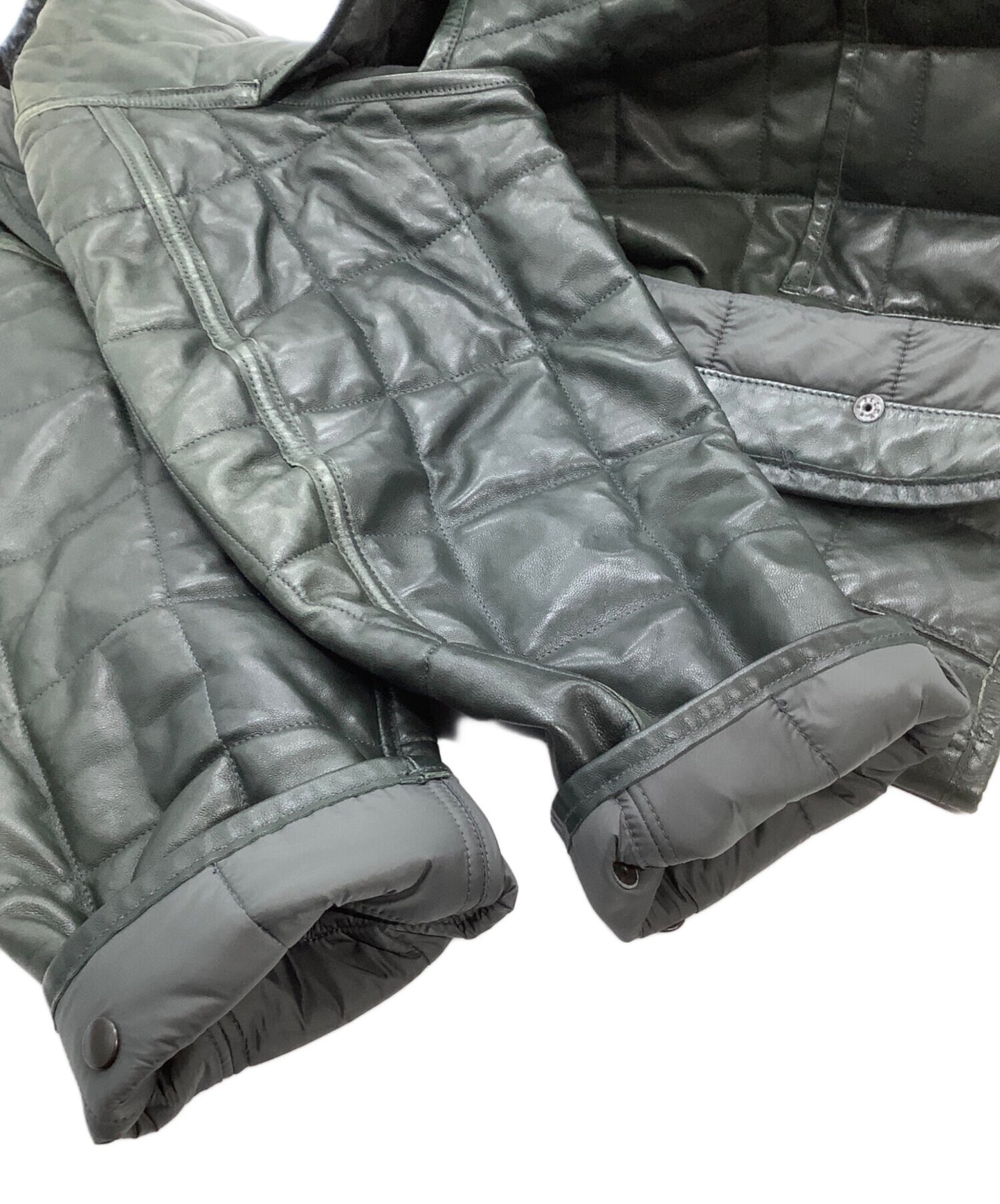 [Pre-owned] YOKE Jacket: REVERSIBLE QUILTED LEATHER LINER BLOUSON YK22AW0402B