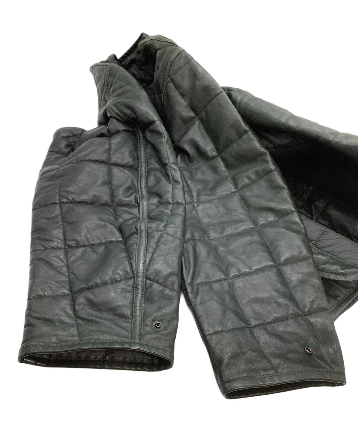 [Pre-owned] YOKE Jacket: REVERSIBLE QUILTED LEATHER LINER BLOUSON YK22AW0402B