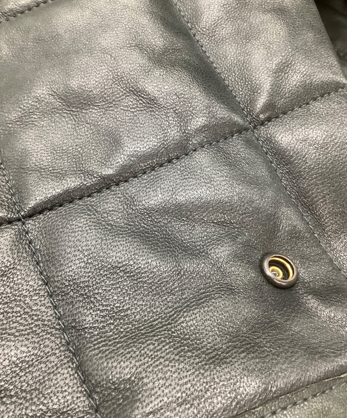 [Pre-owned] YOKE Jacket: REVERSIBLE QUILTED LEATHER LINER BLOUSON YK22AW0402B