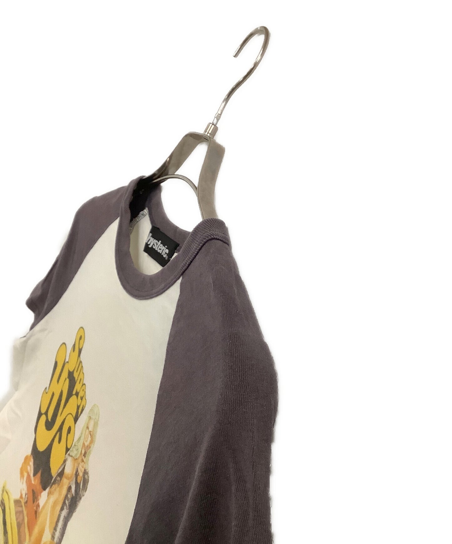 [Pre-owned] Hysteric Glamour  Short-Sleeve T-Shirt: Super HYS Raglan Sleeve 2CT-4810