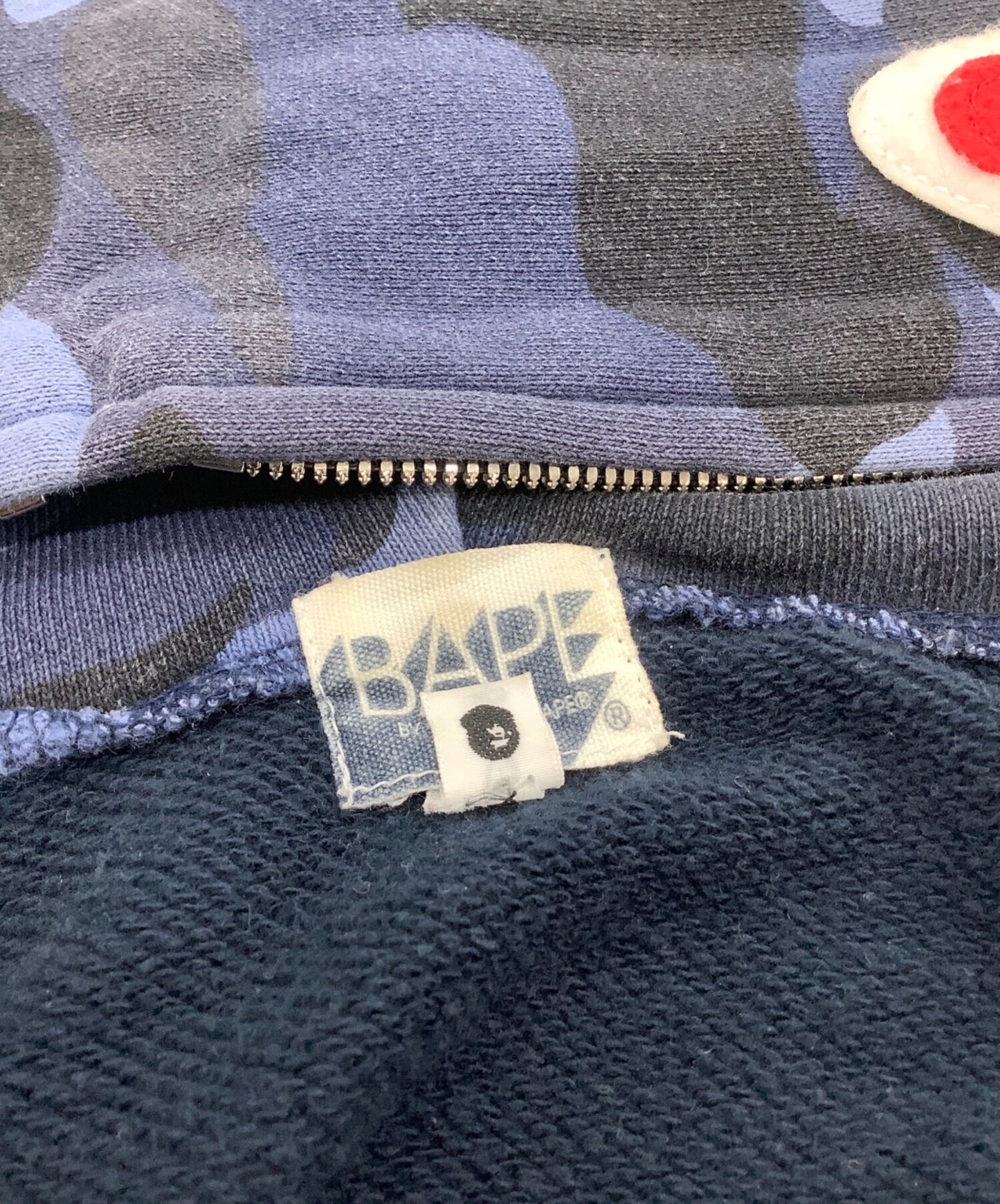 [Pre-owned] A BATHING APE Zip-Up Hoodie (Early Version, Franken Tag)