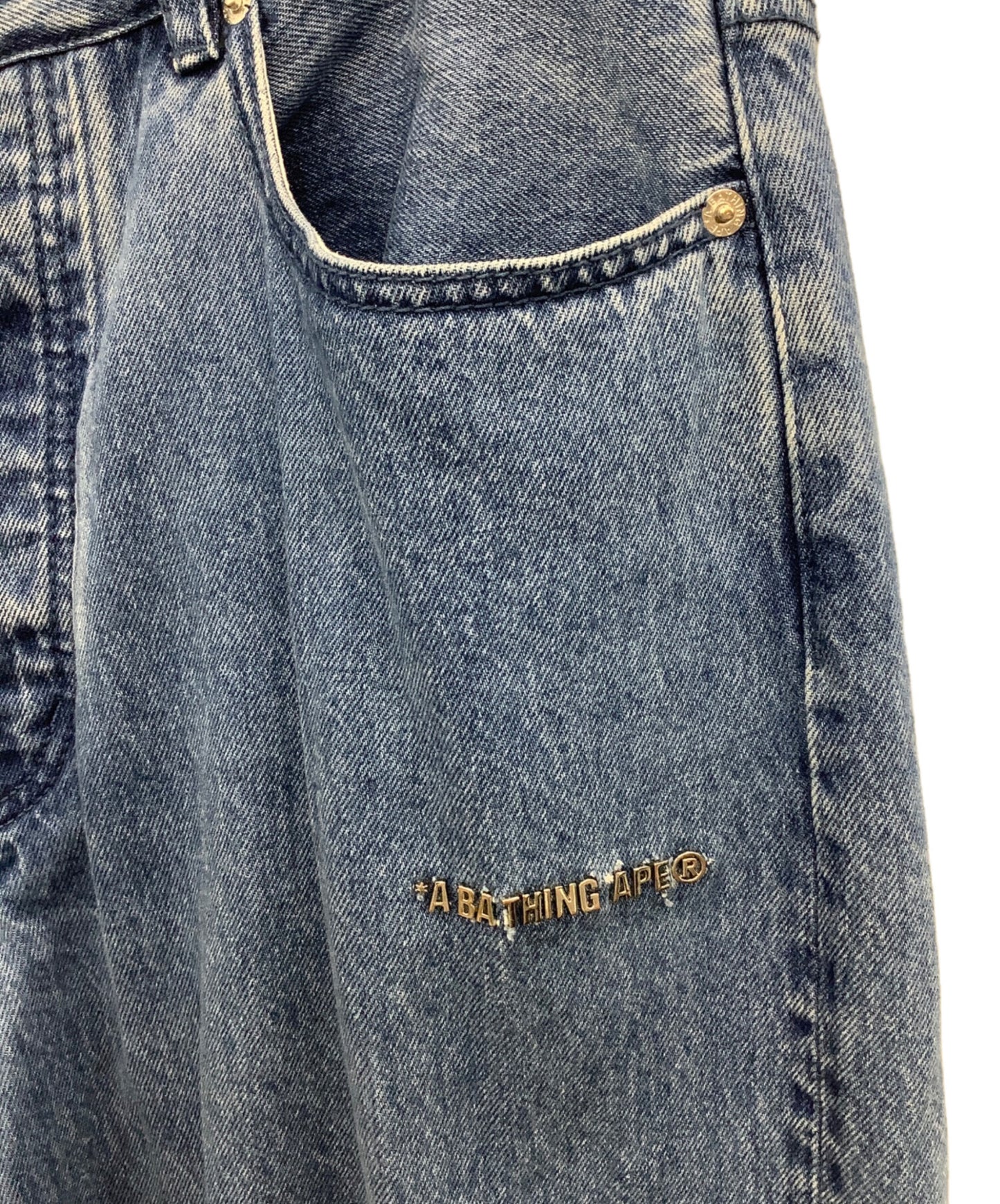 [Pre-owned] A BATHING APE denim pants 001DPJ801053I