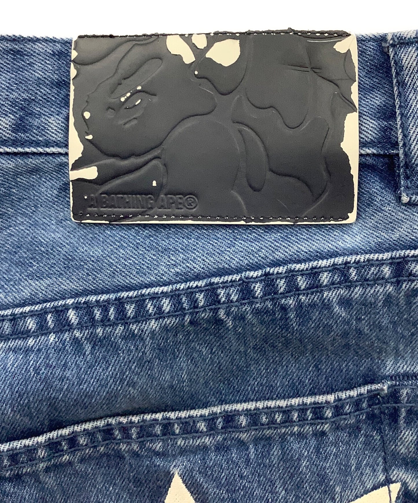 [Pre-owned] A BATHING APE denim pants 001DPJ801053I