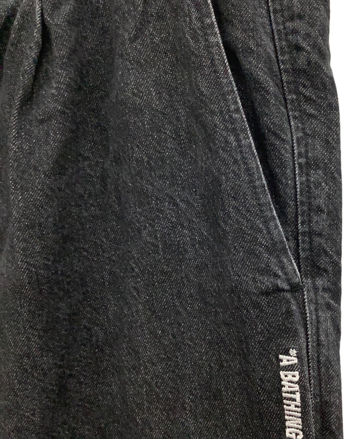 [Pre-owned] A BATHING APE Black Denim