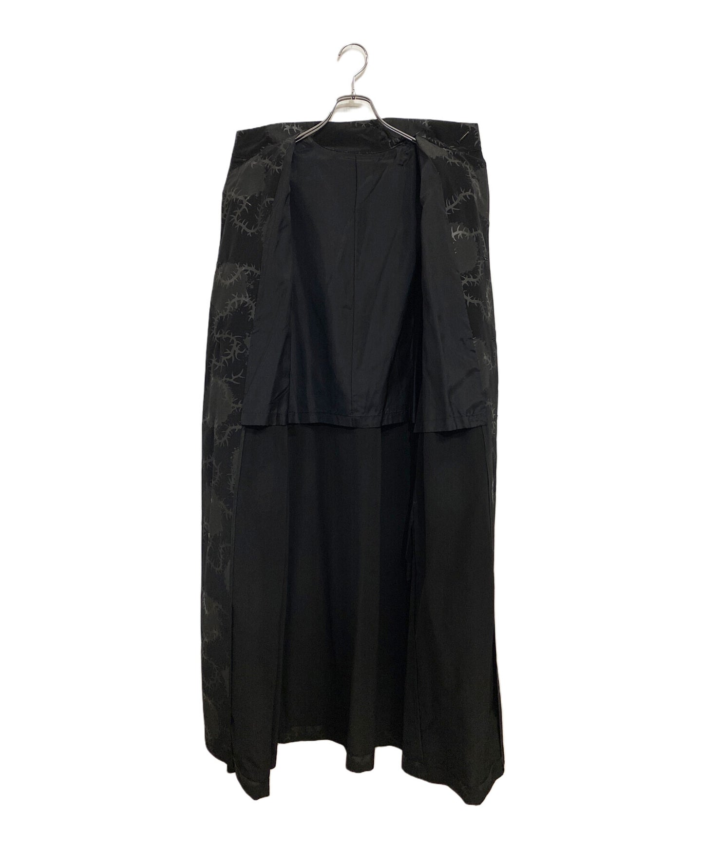 [Pre-owned] Y's SPIKES/DOTS PRINT MANDARIN COLLAR COAT