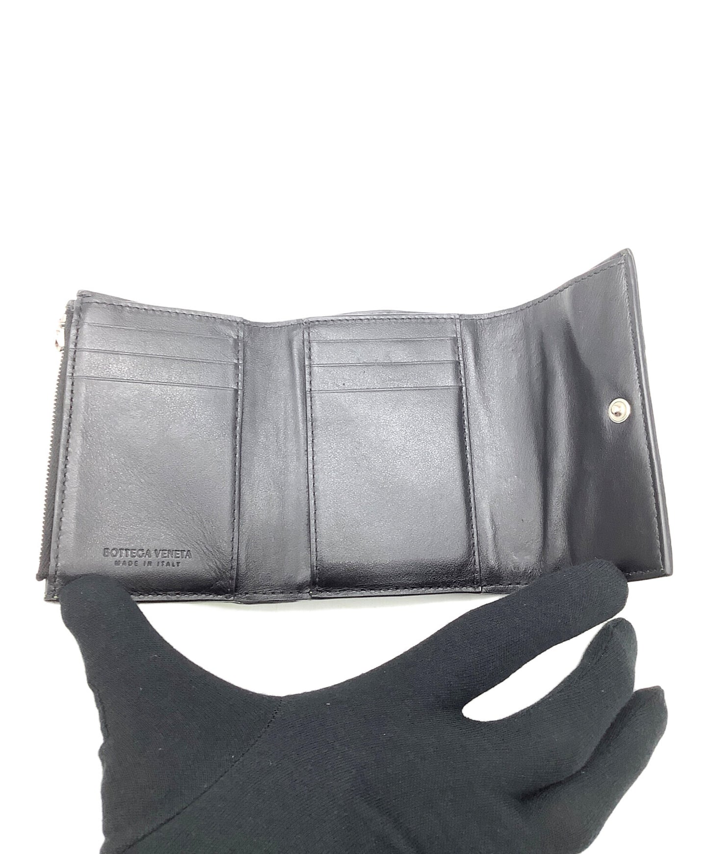 [Pre-owned] BOTTEGA VENETA Tri-fold wallet Maxi Intrecciato 651372