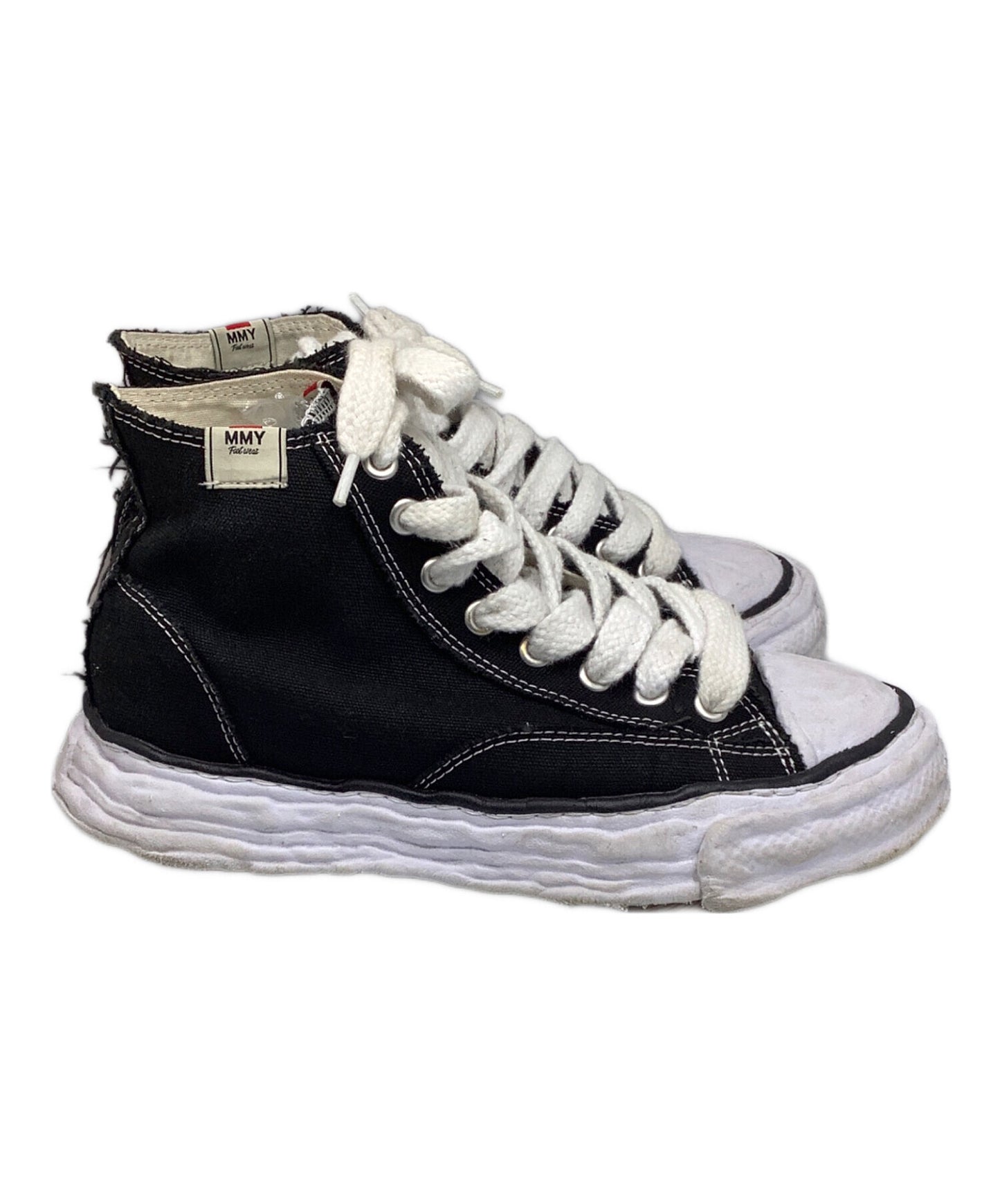 [Pre-owned] Maison MIHARA YASUHIRO "PETERSON23" OG Sole Canvas High-top Sneaker A11FW701