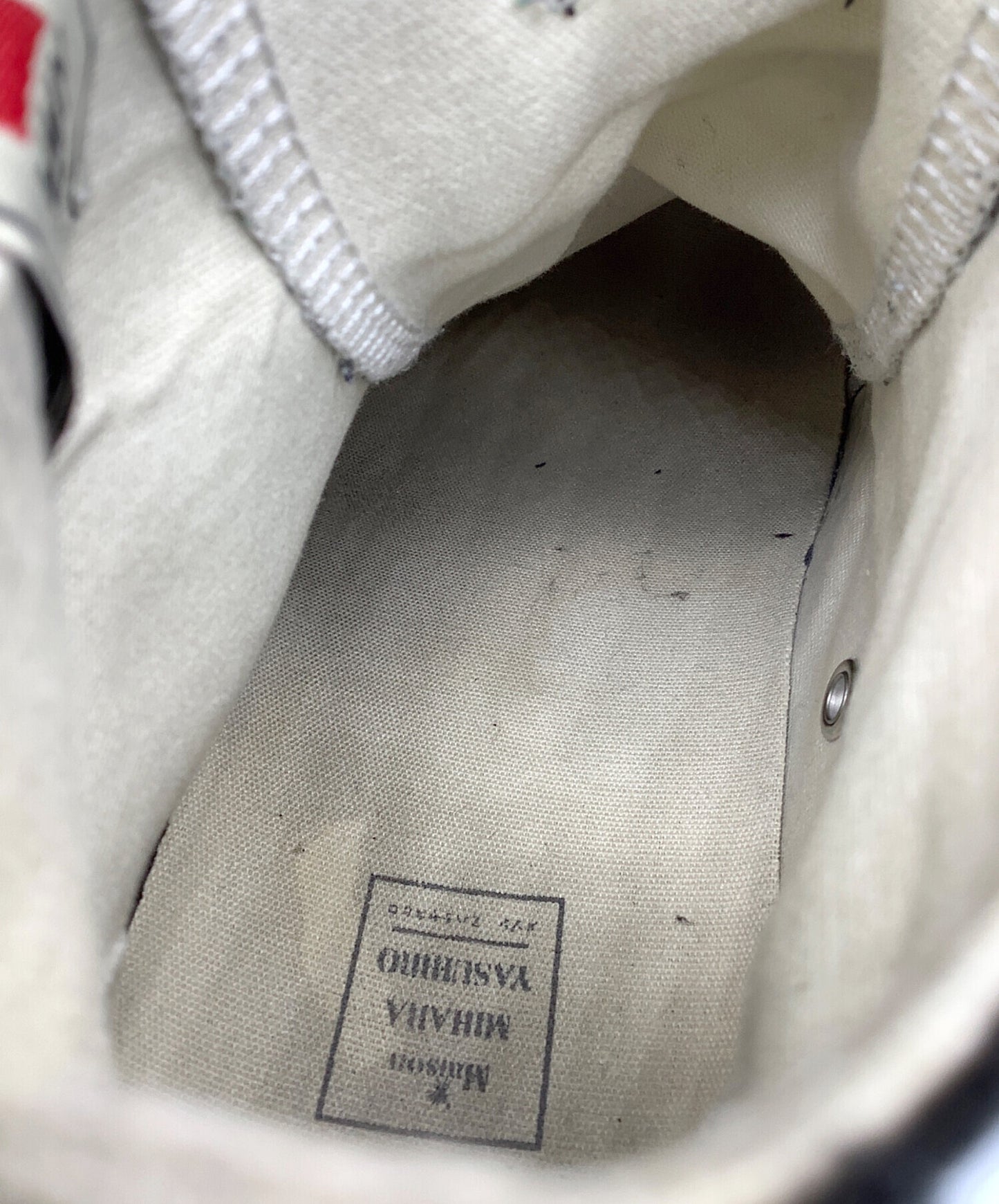 [Pre-owned] Maison MIHARA YASUHIRO "PETERSON23" OG Sole Canvas High-top Sneaker A11FW701