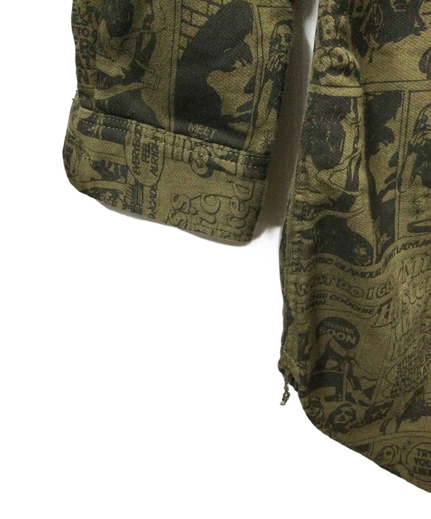 [Pre-owned] Hysteric Glamour Long sleeve military SH with patch 0124A003