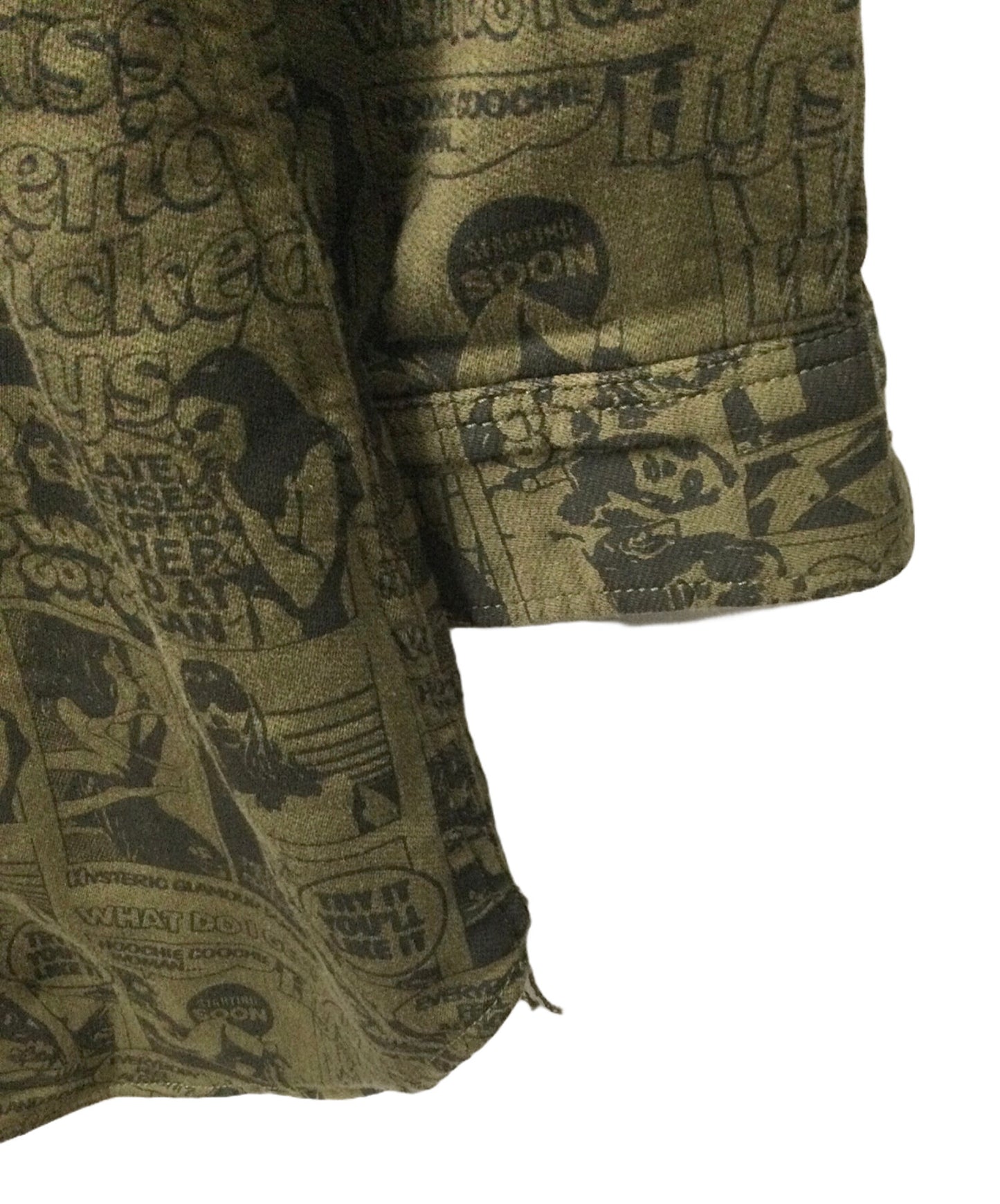 [Pre-owned] Hysteric Glamour Long sleeve military SH with patch 0124A003