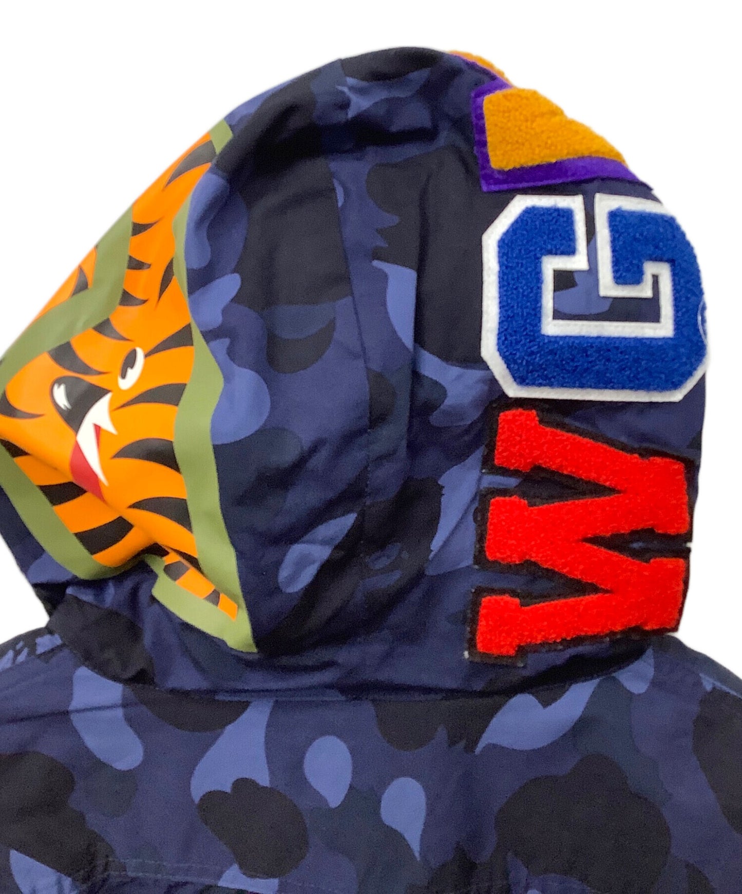 [Pre-owned] A BATHING APE Camo hooded shirt jacket. 001SHH801008M