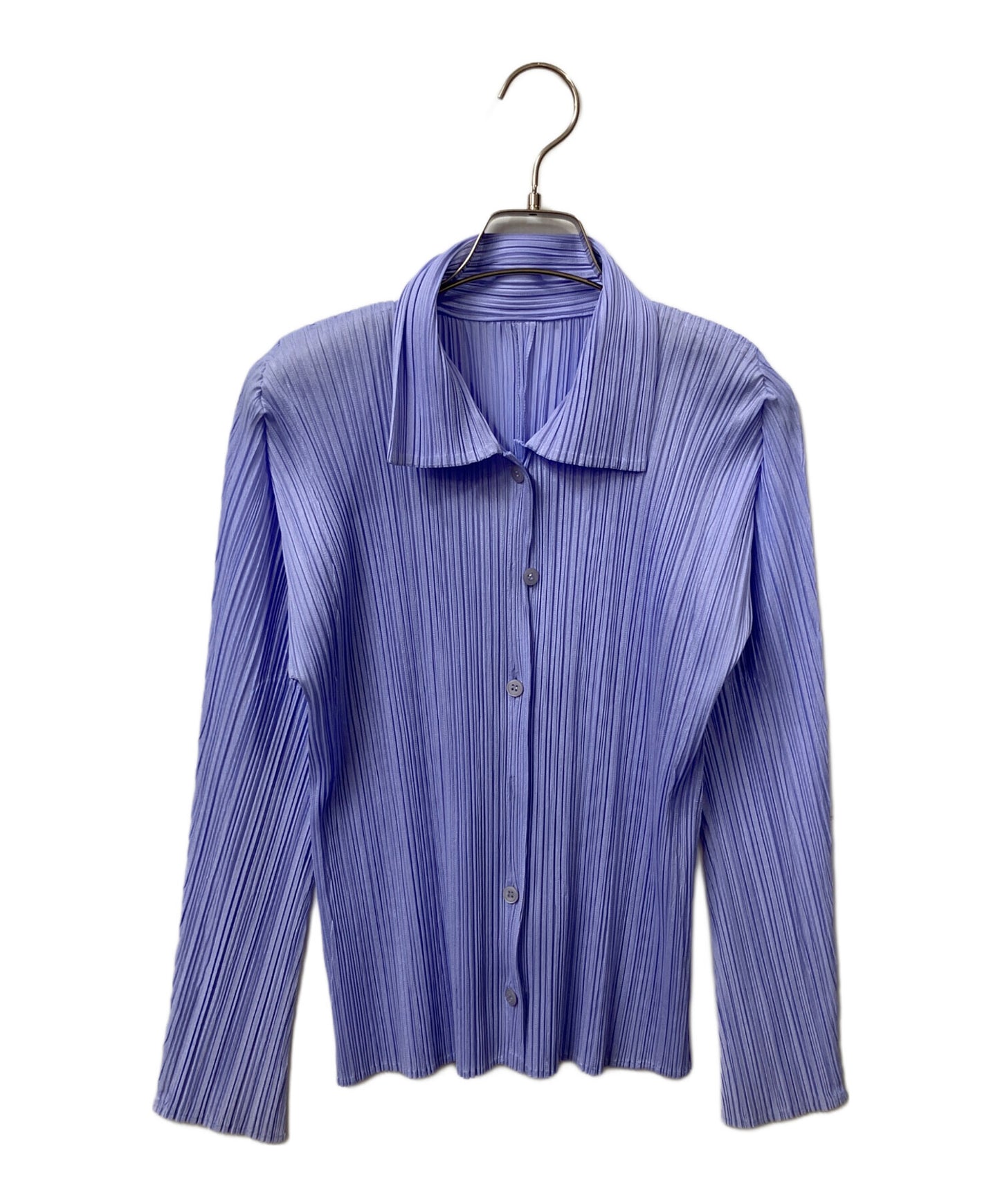 [Pre-owned] PLEATS PLEASE Long Sleeve Shirt Sky Blue