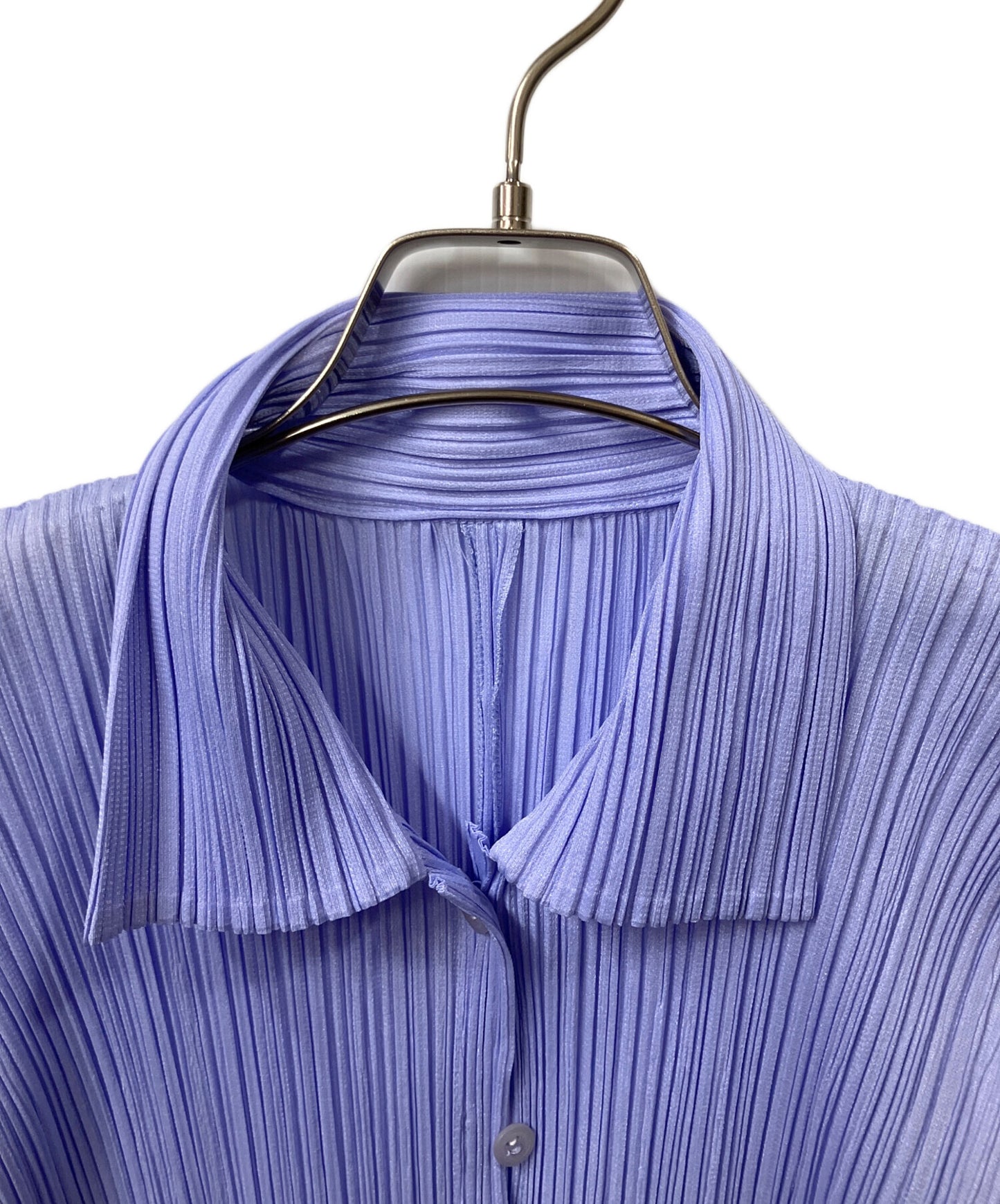 [Pre-owned] PLEATS PLEASE Long Sleeve Shirt Sky Blue