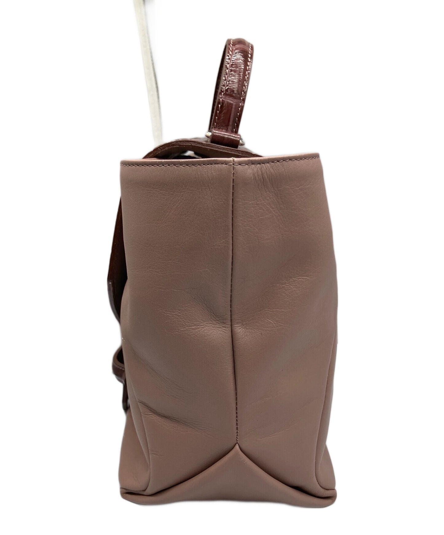 [Pre-owned] Vivienne Westwood 2-Way Bag: Burgundy × Pink