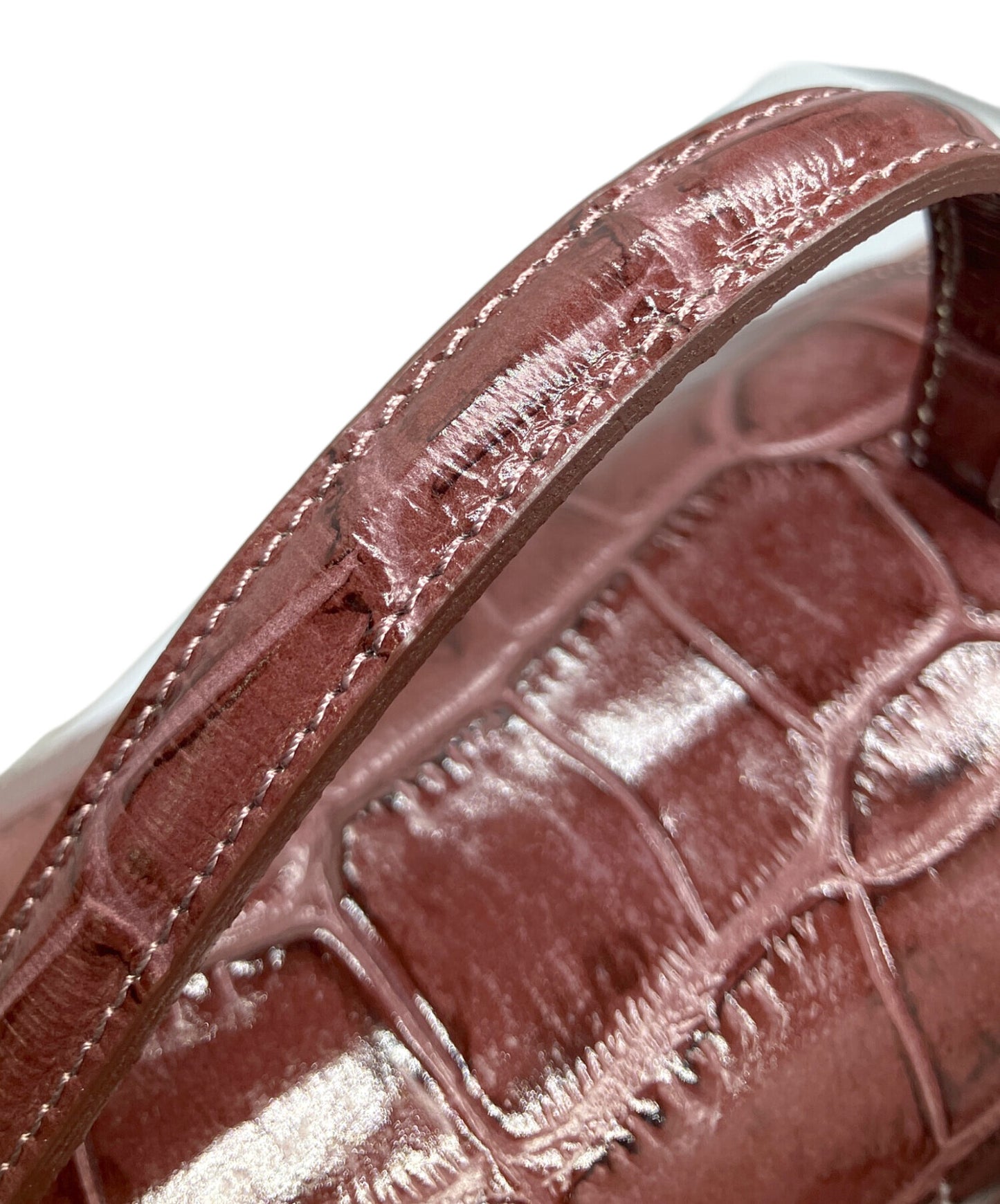[Pre-owned] Vivienne Westwood 2-Way Bag: Burgundy × Pink