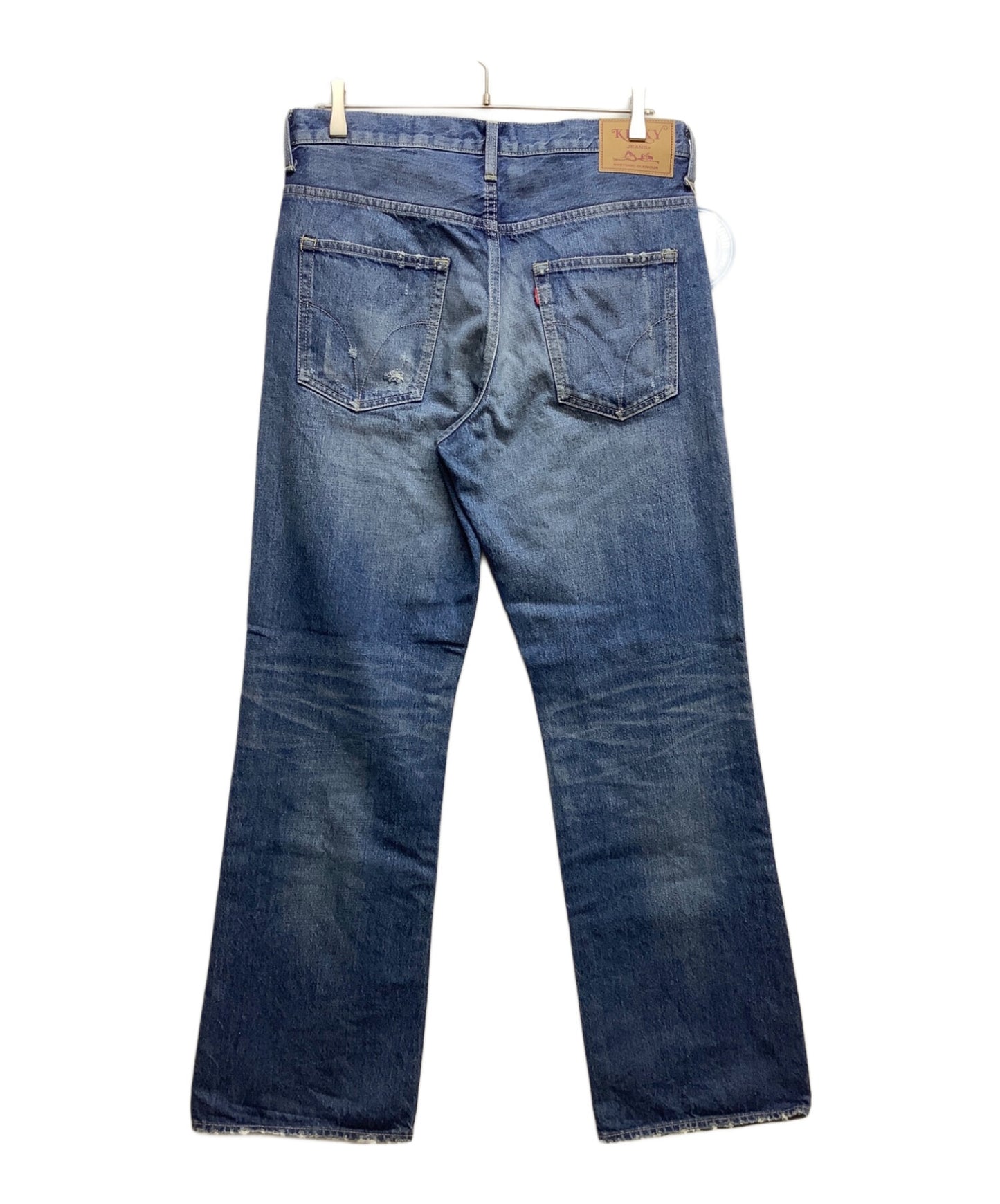 [Pre-owned] Hysteric Glamour Damaged denim pants 02201AP17